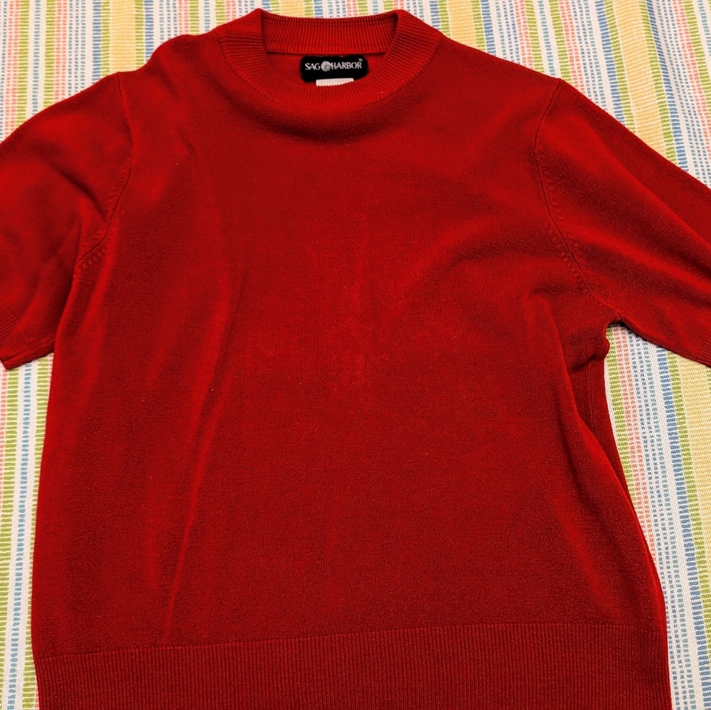 Sag Harbor Red Sweater